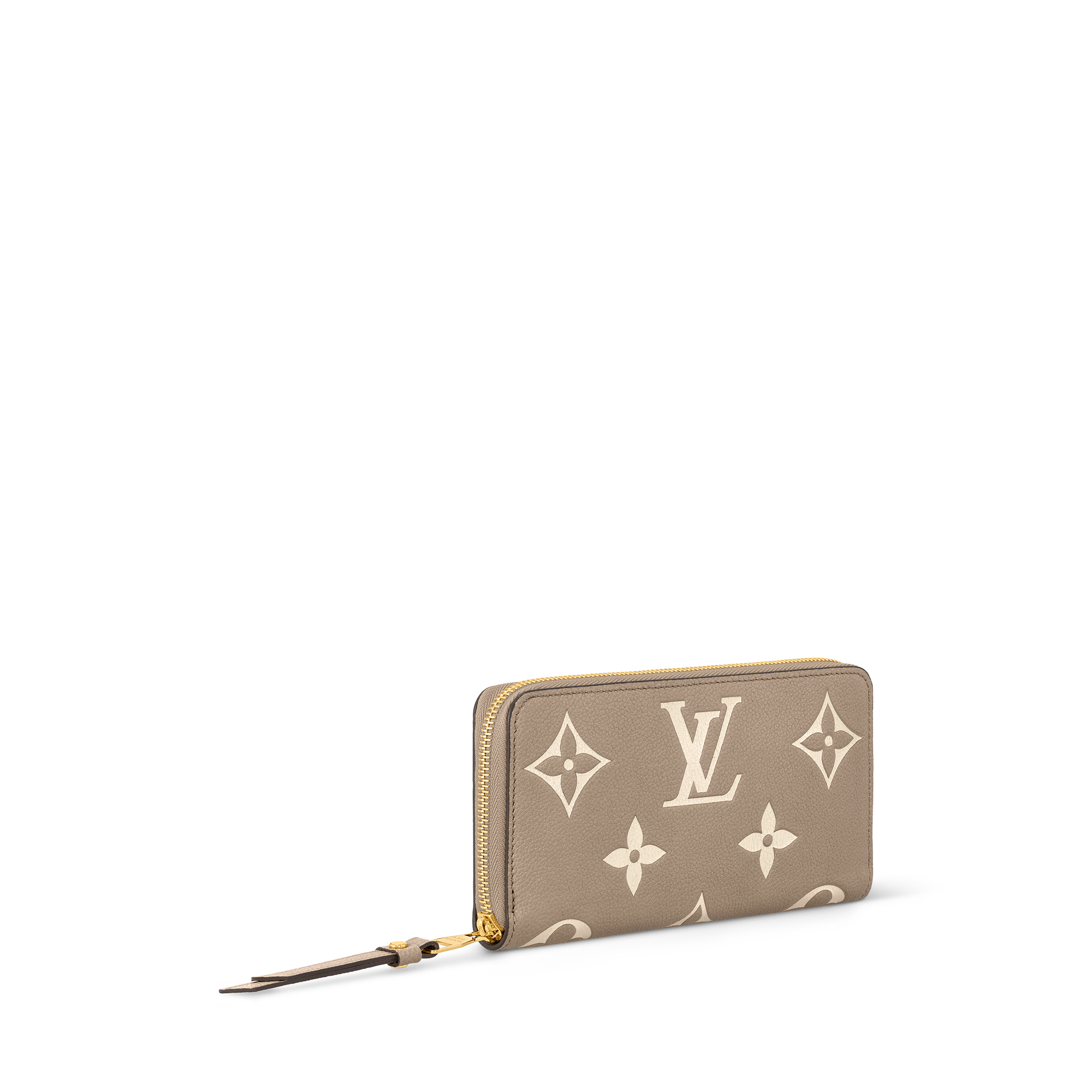 Louis Vuitton Monogram Empreinte 財布 Carteira Zippy Couro Monogram Empreinte Bicolor - Carteiras